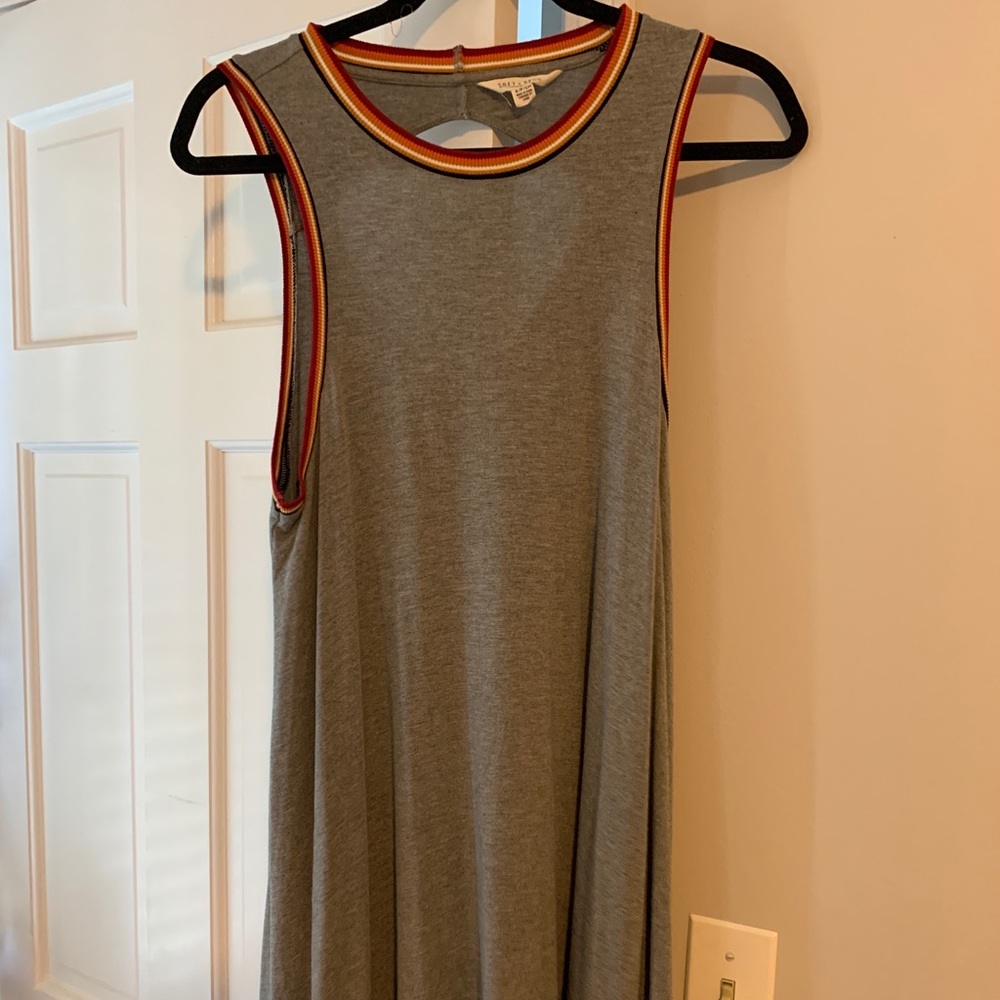gray swing dress!!